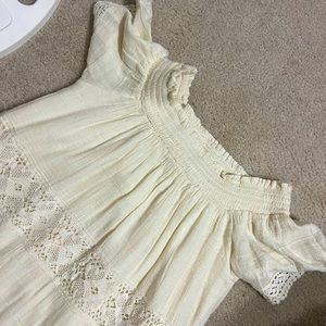 cute, over the shoulder mini dress!